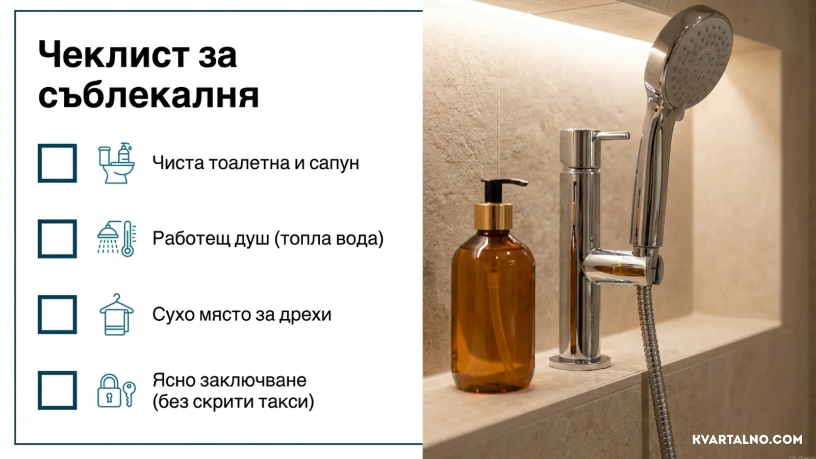Чеклист за съблекалня в басейн с чиста тоалетна и сапун, топъл душ, сухо място за дрехи и ясно заключване без скрити такси
