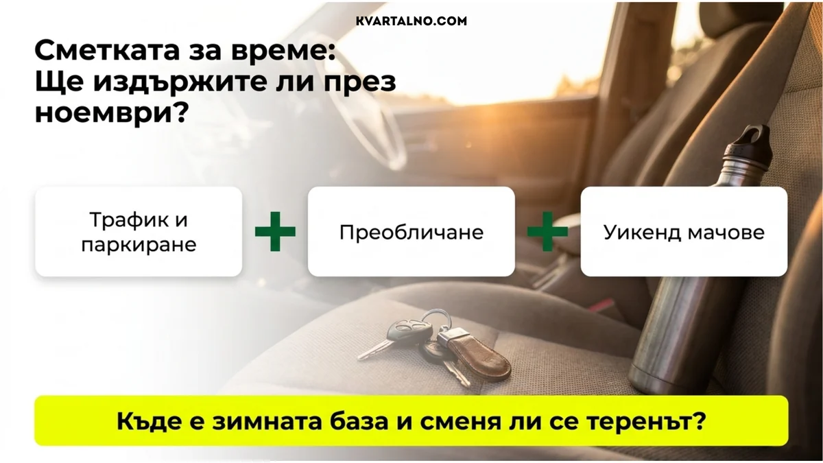 Реалното време за детски футбол включва трафик и паркиране, преобличане, уикенд мачове и промени на терена през зимата